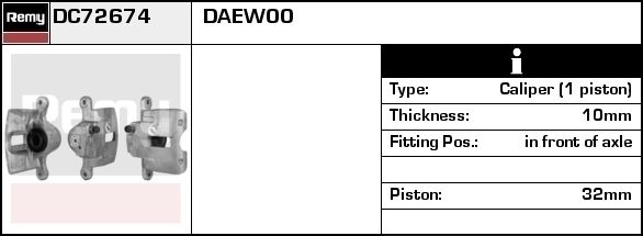 DELCO REMY Pidurisadul DC72698